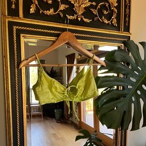 Neon Green Bikini Top